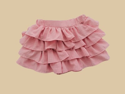 041022格子蛋糕褲裙(兩色)4