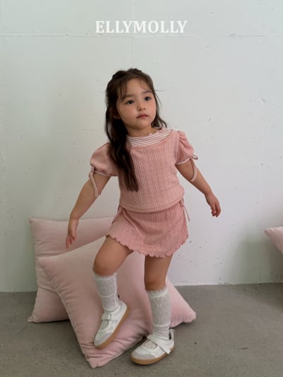 040765條紋綁帶袖上衣(兩色)14