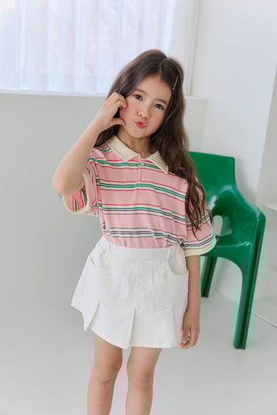 041033翻領條紋上衣(兩色)14