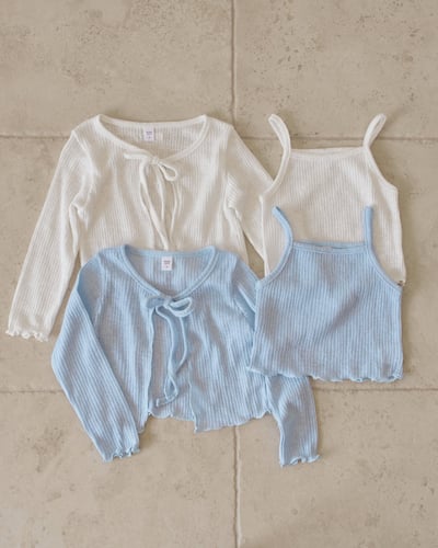 032702綁帶外套背心組(兩色)2