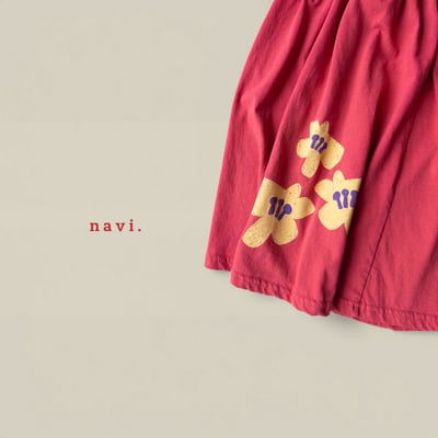 041517花長裙(兩色)5