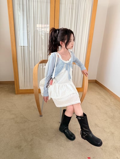 042167花邊連身裙(兩色)2