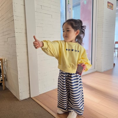 11218條紋休閒褲(兩色)2