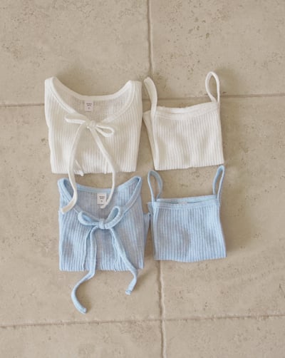 032702綁帶外套背心組(兩色)3