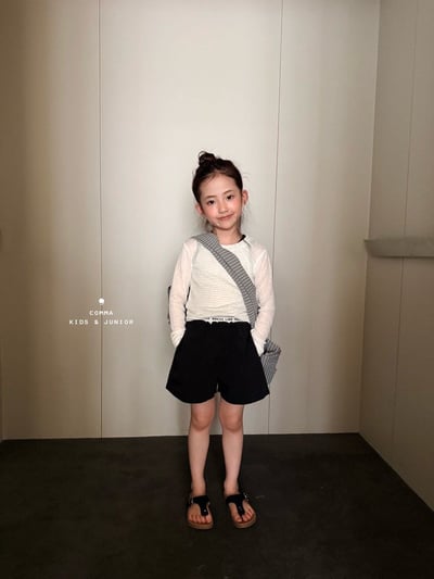 052716腰部英文短褲(兩色)7