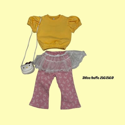 53013蝴蝶結造型褲(兩色)4