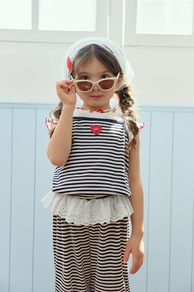 041428條紋背心套裝(兩色)6