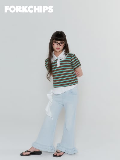 042041翻領條紋上衣(兩色)10