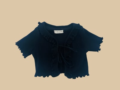 041005荷葉綁帶外套(兩色)2