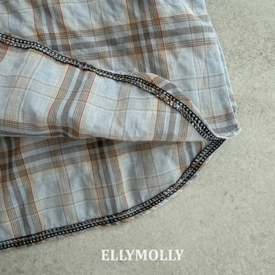 040702翻領格子上衣(兩色)9