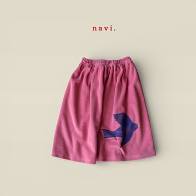 30036手繪小鳥裙(兩色)10