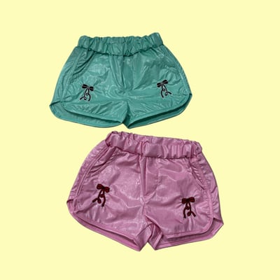 53008時尚蝴蝶結短褲(兩色)1