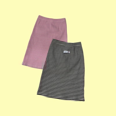 53006條紋裙(兩色)1