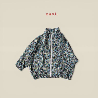 041509立領花外套(兩色)4