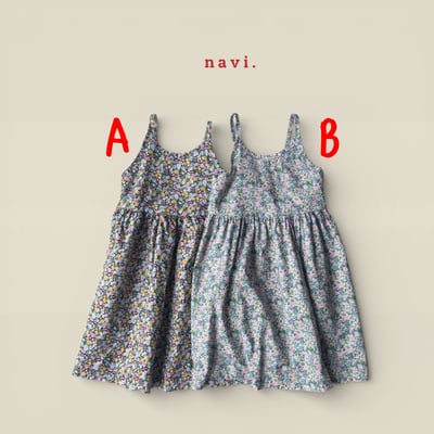 30014花花背心裙(兩色)1