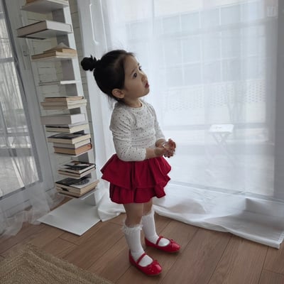 11217造型點點上衣(兩色)2