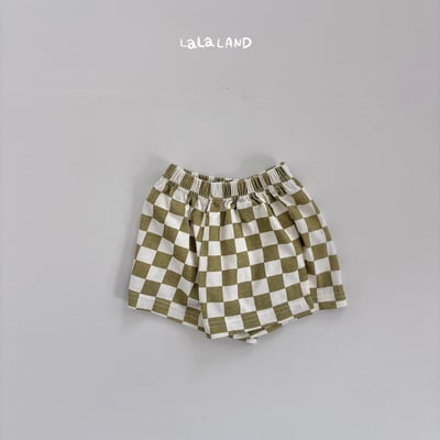 041577幼童格子短褲(三色)5