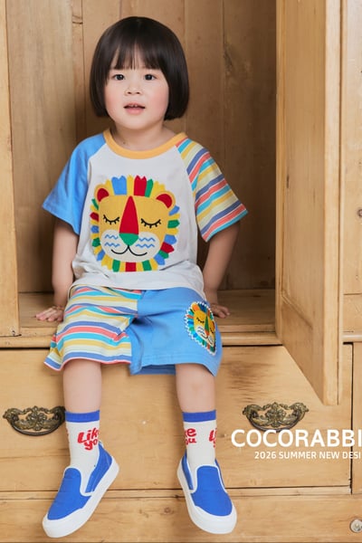 041301獅子條紋袖上衣(兩色)2