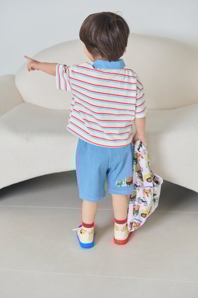 040830翻領條紋上衣3