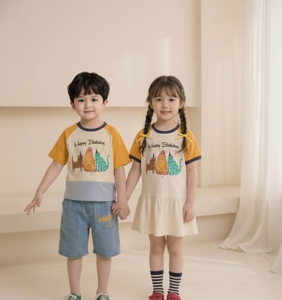 042329動物上衣連身裙B7