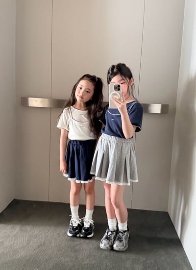 042107造型百褶裙(兩色)4