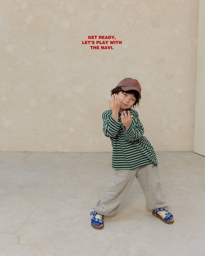 30038英文束口褲(兩色)3