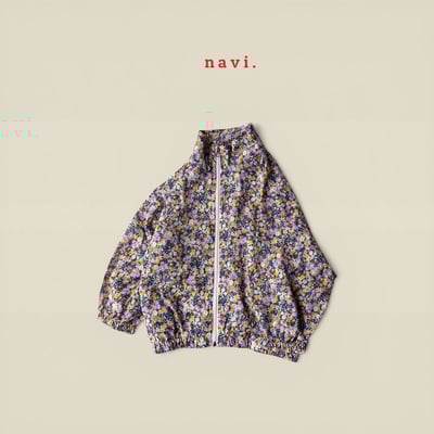 041509立領花外套(兩色)2