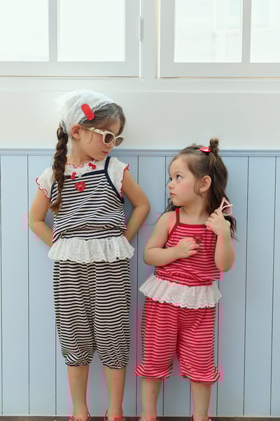 041428條紋背心套裝(兩色)3