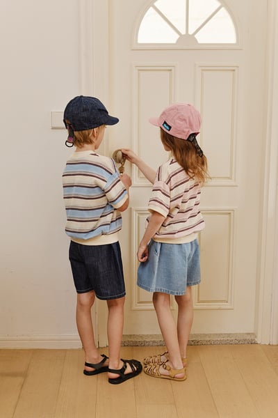 041127翻領條紋上衣(兩色)7