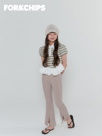 042015翻領條紋造型上衣(兩色)12