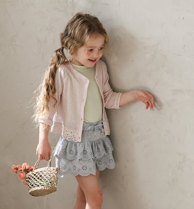 032327下擺花邊外套(四色)11