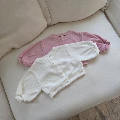 11221泡泡袖外套(兩色)1