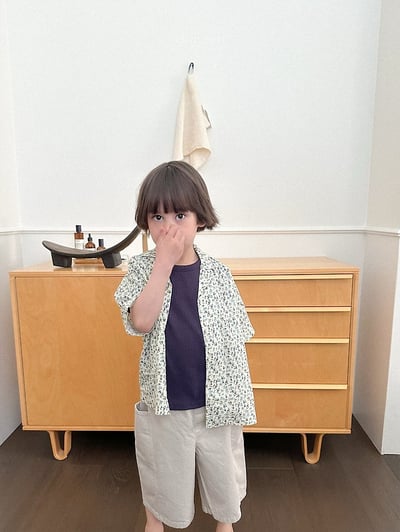 042525翻領花上衣(兩色)11