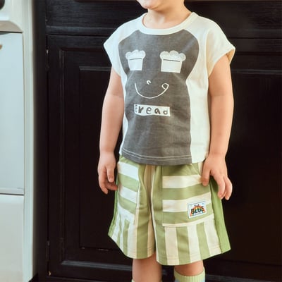 031732直紋條紋短褲(兩色)5