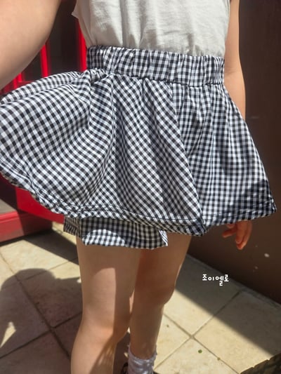 051619格子褲裙(兩色)6