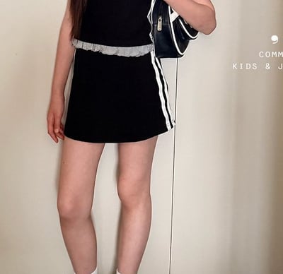 052713側邊線條短裙(兩色)2