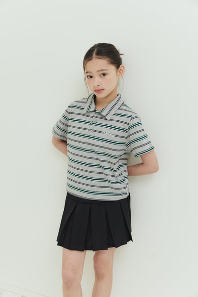 032402翻領條紋上衣(兩色)5