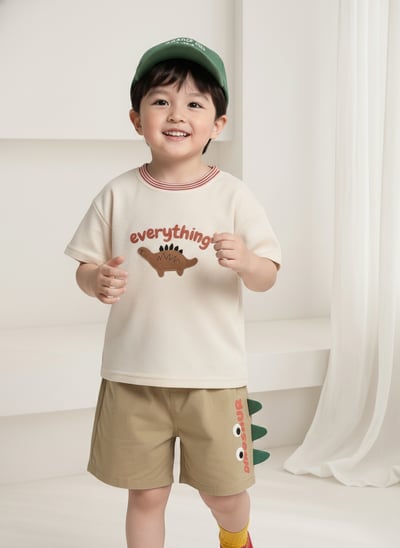 042344恐龍短褲(四色)7