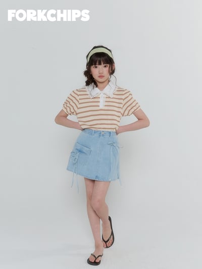 042041翻領條紋上衣(兩色)14