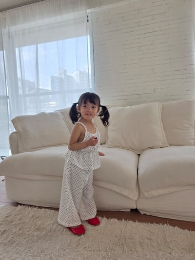 032607點點細肩套裝(兩色)6