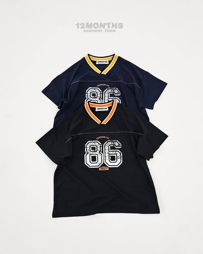 050702數字86上衣(兩色)1
