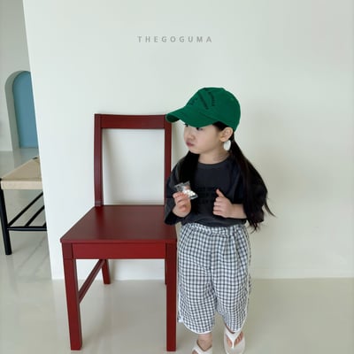 031904直紋格子褲(兩色)8