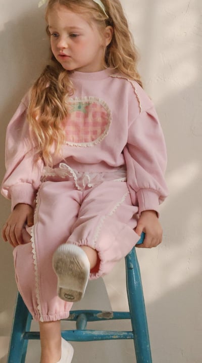 15519花邊束口褲(兩色)8