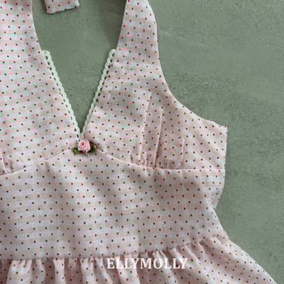 040740玫瑰點點連身裙(兩色)7