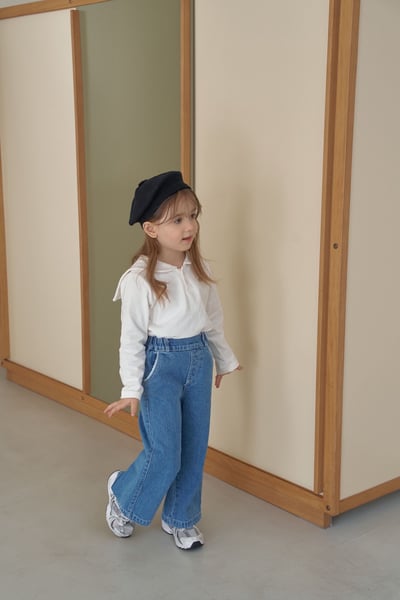 25423花邊口袋牛仔褲6