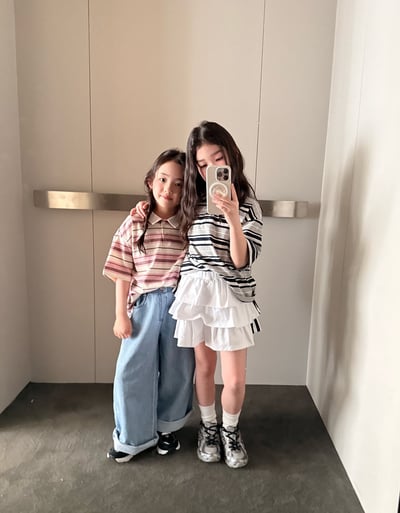 042110翻領條紋上衣(兩色)2