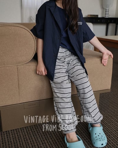 041736條紋束口褲(兩色)7