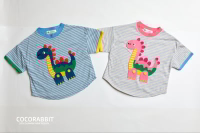 041338條紋恐龍上衣(兩色)1