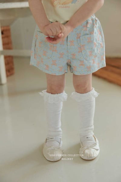 040111蝴蝶結短褲(兩色)10