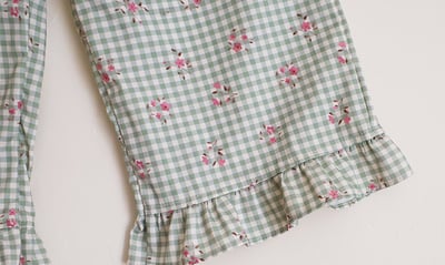 15510鄉村造型格子褲(兩色)6